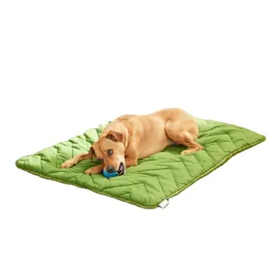 سرير الكلب وسادة السفر مع قابلة لإعادة الاستخدام الصيف الذاتي بارد وسادة هلام السرير الكلب وسادة الجليد الحيوانات الأليفة تيدي فراش