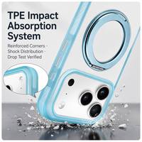 Coque de téléphone antichoc en TPE acrylique mat avec support magnétique, vierge imprimable par sublimation, fabrication OEM pour iPhone 16 Pro Max