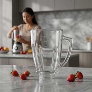 Jarra de Vidrio de Repuesto para Licuadora Doméstica A86 Contempo, Forma Redonda, 4655, 6 Tazas, 1.25L, en Venta - Product Image 2