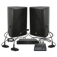 Altavoz de Conferencia de Alta Fidelidad de 8 Pulgadas, Sistema de Audio Completo, Altavoz de Rango Completo de 100W, Sonido Envolvente, Ecológico