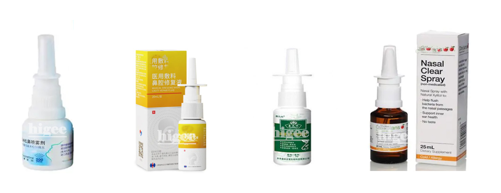 Higee 10ml 15ml 20ml 30mlの液体薬の鼻腔用スプレー満ちるおおう機械薬剤のスプレーびん詰めにする機械