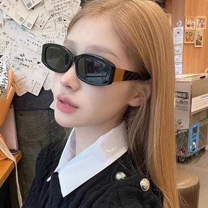 Lunettes de soleil rétro œil de chat pour femmes, monture complète, protection UV400, style décontracté, lunettes de mode pour adultes - Product Image 2