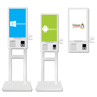 Bornes de commande pour restaurant, kiosque de commande automatique, scanner, imprimante, libre-service, paiement Android, kiosque de paiement, machine de paiement, UE