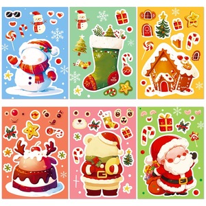 In Stock Customized Design Free Art-proof Sticker Sheet Printing Glitter Sticker No Moq Clear Sticker Sheet