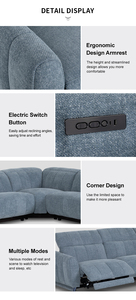 Sofá Seccional Modular MANWAH CHEERS para <span class=keywords><strong>Sala</strong></span> de Estar, Juego de Muebles para el Hogar, Sofás Reclinables de Esquina Lounge Modernos de Lujo - Product Image 6