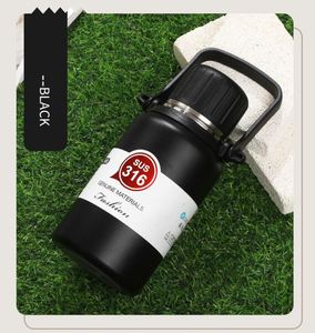 SUS 316 Stainless Steel Insulated Water <b>Bottle</b>, Leakproof Vacuum <b>Flask</b> with Carry Handle, for Outdoor, Travel - Product Image 4