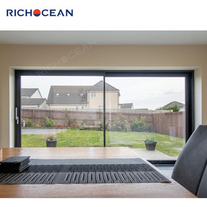 Portes coulissantes en aluminium <span class=keywords><strong>et</strong></span> verre RICHOCEAN California House, écoénergétiques, robustes, pour patio extérieur. - Product Image 4