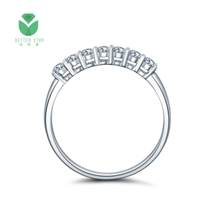 Betterstar GIA IGI gecertificeerde laboratorium gekweekte diamanten sieraden CVD HPHT diamanten trouwring op maat gemaakte <span class=keywords><strong>ring</strong></span> 14k 18k massief gouden <span class=keywords><strong>ring</strong></span> - Product Image 3
