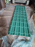 Tôles de Toiture en Acier Ondulé Couleur RAL 1000mm 0.4mm Prix de Gros pour la Construction