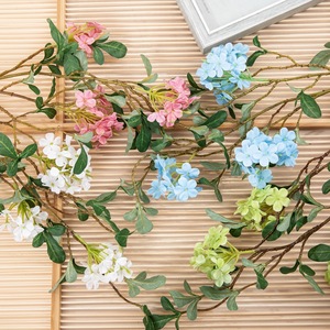 ดอกไม้ประดิษฐ์สีชมพูดอกซากุระสำหรับงานแต่งงานทำจากผ้าไหมสีชมพูสีขาว - Product Image 3