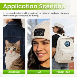 Patchs brodés personnalisés <span class=keywords><strong>pour</strong></span> chapeaux, thermocollants, en gros, services de personnalisation - Product Image 2