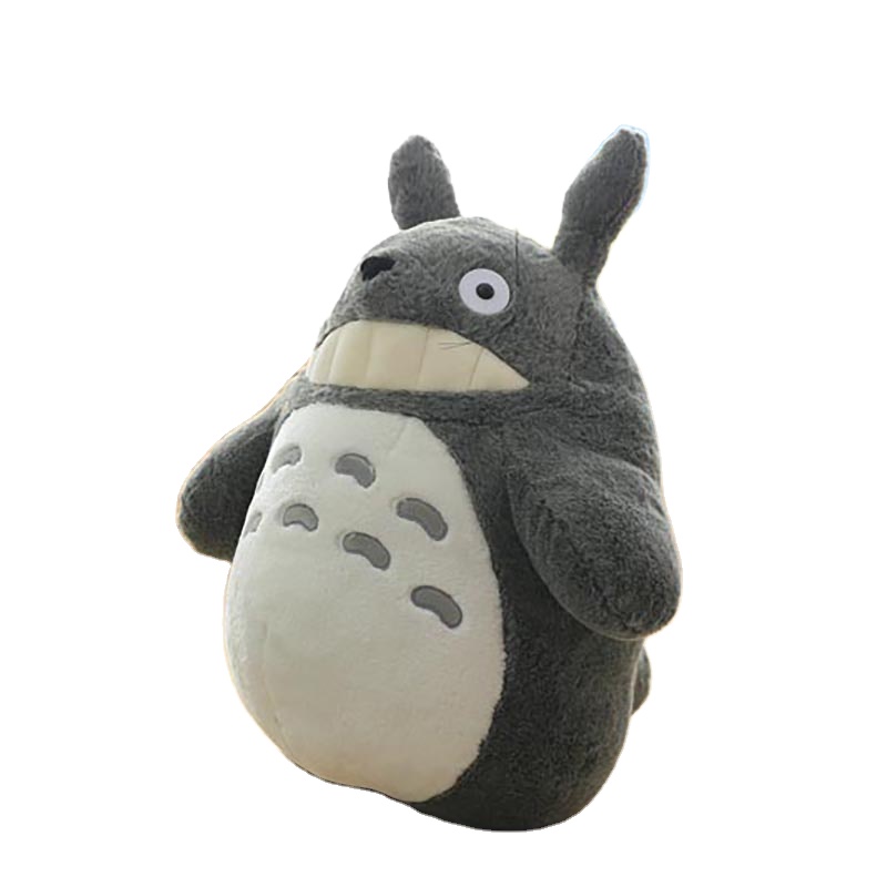 Totoro плюшевая игрушка, милая плюшевая кошка, японская аниме фигурка, плюшевая игрушка Тоторо с листьями лотоса, детские игрушки, подарок на день рождения и Рождество