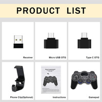 Controlador de juegos inalámbrico Retro, 2,4G, Control de vídeo, TV, teléfono móvil, Android, PC, portátil, TV BOX