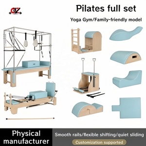 CZFIT Oak Pilates Cadillac Reformer Combo avec Trapèze – Design Multifonctionnel Durable et Écologique, Option Logo Personnalisé - Product Image 1
