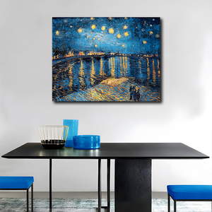 Commercio all'ingrosso famoso arte astratta <span class=keywords><strong>Van</strong></span> <span class=keywords><strong>Gogh</strong></span> <span class=keywords><strong>notte</strong></span> <span class=keywords><strong>stellata</strong></span> impressionista <span class=keywords><strong>notte</strong></span> <span class=keywords><strong>stellata</strong></span> pittura su tela per <span class=keywords><strong>la</strong></span> decorazione della casa - Product Image 5