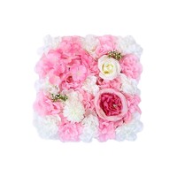 Panel Bunga Artifisial dengan Campuran Mawar, Hydrangea, dan Anggrek untuk Dekorasi Pernikahan, Jendela, Panggung, Acara, dan Pesta