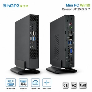 Sharerdp OEM PC Intel Celeron J4125 Core I3 I5 <span class=keywords><strong>I7</strong></span> USB3.0 Windows10 Computadora de Escritorio Económica Mini PC J4125 para Negocios y Hogar - Product Image 1