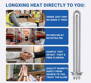 เครื่องซักผ้าอุตสาหกรรมเครื่องทำความร้อนแบบจุ่มพลังงานและความยาวแบบกำหนดเองสำหรับโครงการ OEM - Product Image 5