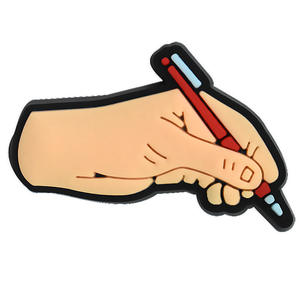 Recién llegado, papelería de aprendizaje, zuecos de amuletos de Pvc, para volver a la escuela, estudiantes, temporada de apertura escolar, encantos de zapatos de zuecos para zuecos - Product Image 3