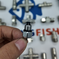 Boquilla de impacto DaringFish de latón de alta presión con inserto de rubí y pulverizador de niebla fina de acero inoxidable para refrigeración de jardines y eliminación de polvo