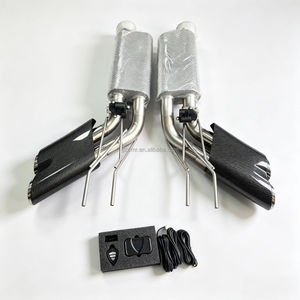 适用于梅赛德斯奔驰 G 级 W463 W464 G63 AMG B900 火箭风格碳纤维排气系统阀门消声器尾管升级套件 - Product Image 6