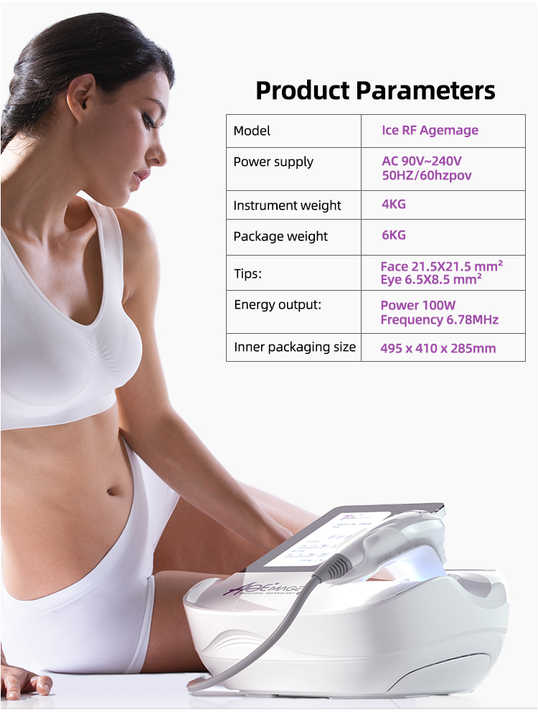 2024 ポータブルダブルRF冷却 引き締め 無線周波数RF