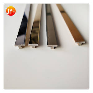 S04055 Bande de transition flexible en acier inoxydable 304 doré n°4 bon marché pour mur de fond - Product Image 2