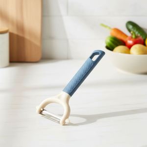 Éplucheur à fruits et légumes personnalisé en acier inoxydable avec poignée antidérapante en PP pour carottes, courgettes, concombres et pommes de terre, et éplucheur julienne - Product Image 3