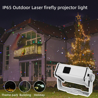Projecteur LED Laser 13W Effet Lucioles, Étanche IP65, Points Mobiles RGB DMX512 pour Éclairage Extérieur Jardin, Paysage, Arbres, Allées et Cour