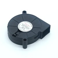 Kipas Ventilasi Sentrifugal DC 50x50x15mm yang Kuat, Exhaust Blower 5V 12 Volt DC Brushless, Kipas Pendingin 5015 untuk Printer 3D