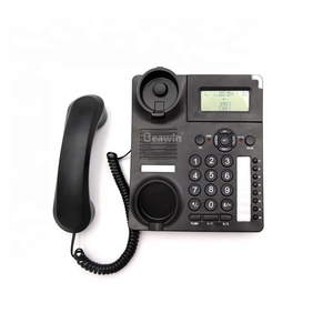 Beawin moule privé téléphone fixe à deux lignes avec écran LCD tête haute et fonction de conférence téléphonique à trois voies analogique de bureau - Product Image 6