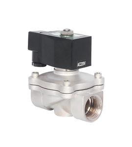 วาล์วลมโซลินอยด์ไฟฟ้า 1/4 นิ้ว NPT 24V 2 ตำแหน่ง 2 ทาง แบบปิดปกติ - Product Image 3