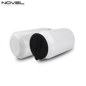 Échantillon gratuit de pot à pinceaux en aluminium vierge personnalisable, blanc pour sublimation, avec finition argentée - Product Image 6