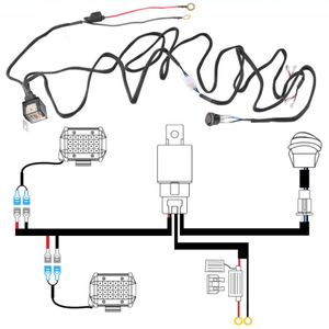 12V LED 灯条线束套件 40A 继电器双线束，带防水开关，适用于越野驾驶工作灯 - Product Image 6