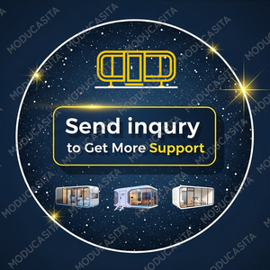 Thời Trang Hiện Đại Thiết Kế Sang Trọng Cắm Trại Viên Nang Nhà Đúc Sẵn Nhà Viên Nang Không Gian Nhà Viên Nang - Product Image 6