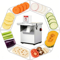 Gemakkelijk te reinigen commerciële groente-, aardappel- en fruit snijmachine 200W 220V Laag geluidsniveau Afneembaar Wasbaar ontwerp Restaurant Catering Hygiëne