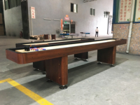 Table de jeu de shuffleboard en bois dur d'Amérique du Nord de qualité supérieure, fabriquée par l'usine chinoise Ronsen, disponible en 9 pieds, 12 pieds, 14 pieds et 16 pieds, à vendre.
