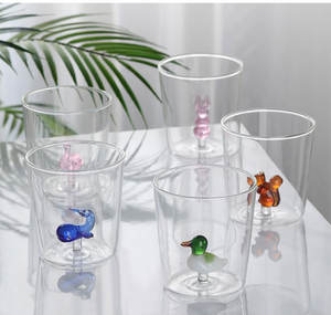 Taza <span class=keywords><strong>de</strong></span> café 3D <span class=keywords><strong>de</strong></span> vidrio borosilicato, taza bonita, taza interior <span class=keywords><strong>de</strong></span> Animal, figurita <span class=keywords><strong>de</strong></span> dibujos animados, taza <span class=keywords><strong>de</strong></span> té <span class=keywords><strong>sin</strong></span> mango - Product Image 2