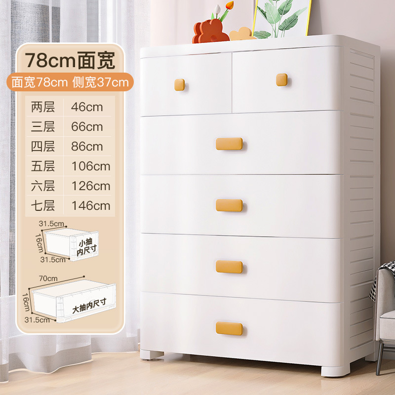 78cm wide matte white finish, double drawers