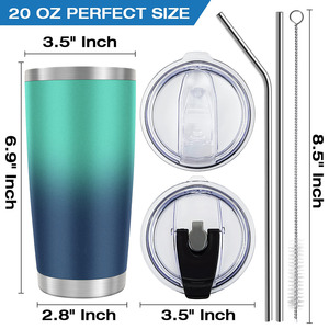 <span class=keywords><strong>Mug</strong></span> isotherme à double paroi anti-fuite pour les voyages, le bureau, l'école, les fêtes, le camping - Product Image 4