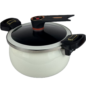 סיר מרק עמיד בנפח 4.5 ליטר, מתאים לכיריים אינדוקציה, לשימוש פנימי, עם ציפוי אמייל, למכירה - Product Image 4