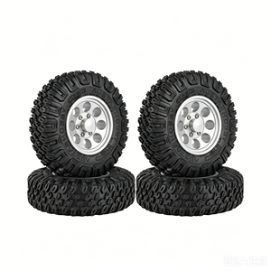 Neumáticos de Metal Mecanizados por CNC de 1.55 Pulgadas con Sistema Beadlock, 85*28mm, Neumáticos con Bloqueo sin Pegamento para Autos de Control Remoto para Niños - Product Image 6