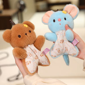 Peluche lapin en forme de pouf d'angle avec rembourrage en coton PP, coussin super doux pour compagnon de bureau et cadeau - Product Image 4