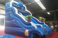 WINSUN Toboggan aquatique gonflable double piste en PVC pour enfants, idéal pour parcs aquatiques extérieurs et centres commerciaux