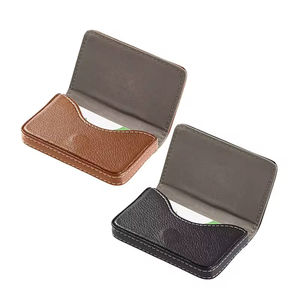 Porta biglietti da visita in pelle sintetica portacarte portatile portacarte portafoglio regalo sottile custodia per biglietti da visita - Product Image 5
