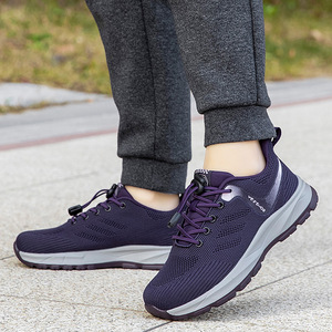 Zapatos para caminar de malla de primavera para personas mayores, mujeres y hombres, suela suave, cómodos, transpirables, zapatos de Fitness, talla Unisex 36-42 - Product Image 2