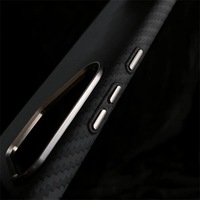 Coque de téléphone magnétique en fibre de carbone Kevlar adaptée au Samsung S24 Ultra, coque de protection en PC lumineuse pour Galaxy S25, S26, A56