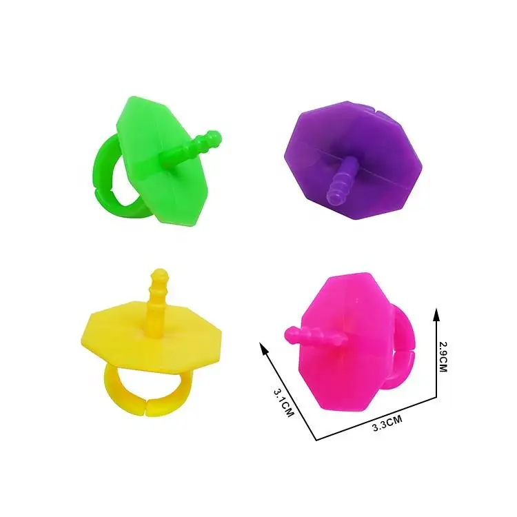 Hete Verkopende Kleurrijke Plastic Ringvormige Snoepcontainer Dispenser Kids Hard Lolly Candy Ring Sugar Stick Speelgoed