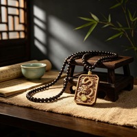 Jiangmu, objet portatif en bois d'Abelia Biflora vieilli 64282892