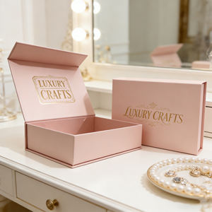 קופסת מתנה לנעליים/פאות/מוצרים למבוגרים, מנייר קשיח שחור, ניתנת למחזור, עם סגירת מכסה מגנטי, ניתנת להתאמה אישית - Product Image 6